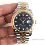 EW Factory Replica Rolex Datejust II EW 3235 Watch 2-Tone Jubilee Diamond Marker